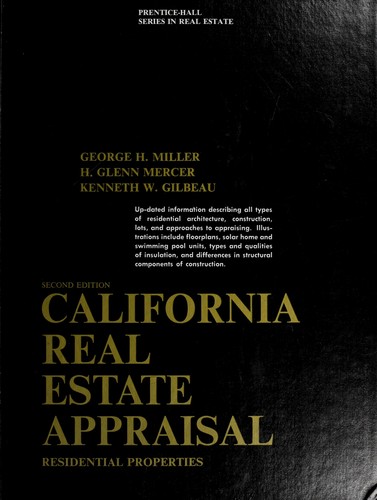 California real estate appraisal