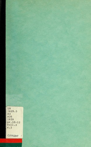 Programme of studies for the high school
