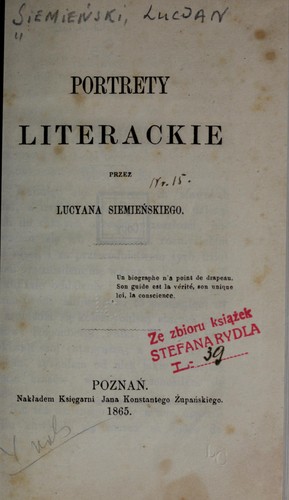 Portrety literackie