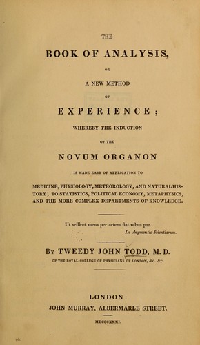 The book of analysis