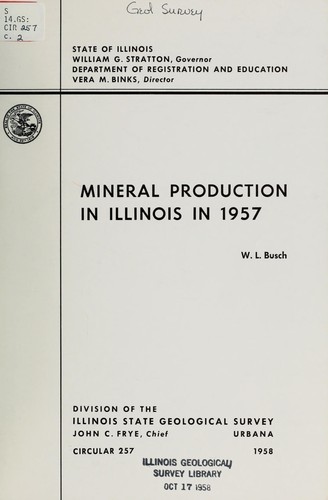 Mineral production in Illinois in 1957