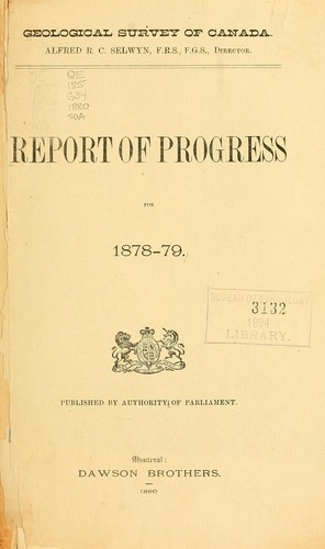 Report of progress for 1878-79