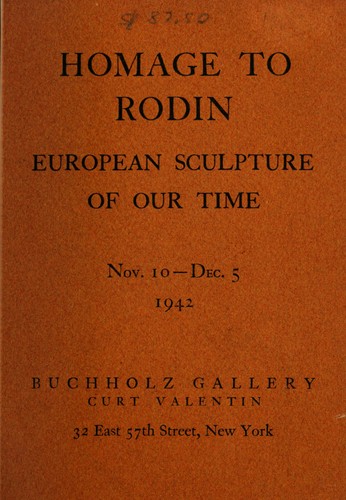 Homage to Rodin: European sculpture of our time