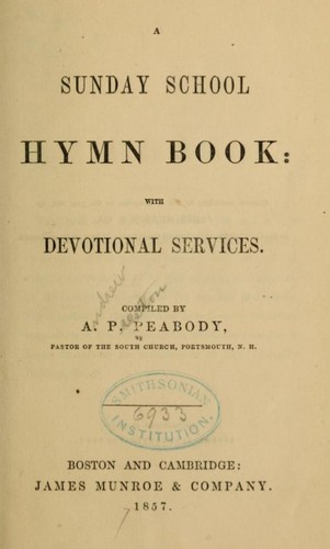 A Sunday school hymn book