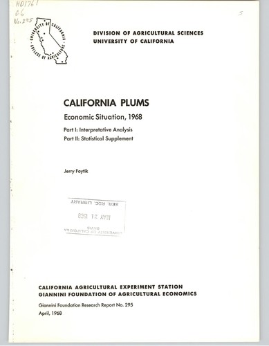 California plums