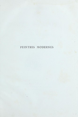Peintres modernes