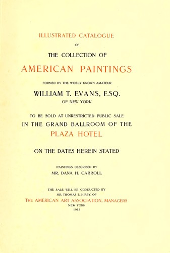 Illustrated catalogue of the collection of American paintings
