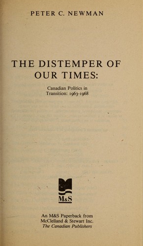 The distemper of our times