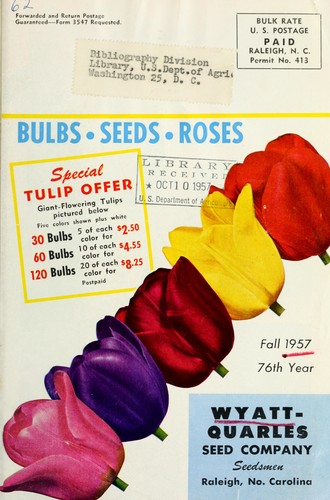 Bulbs, seeds, roses