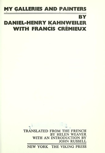Mes galeries et mes peintres