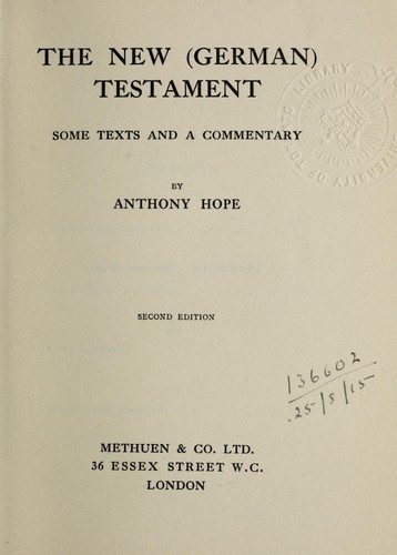 The new (German) Testament