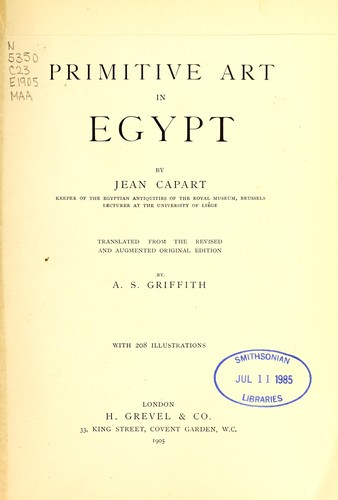 Primitive art in Egypt