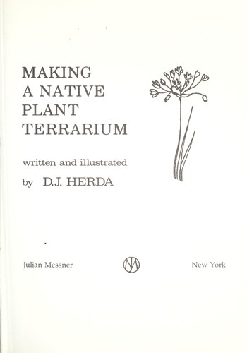 Making a native plant terrarium