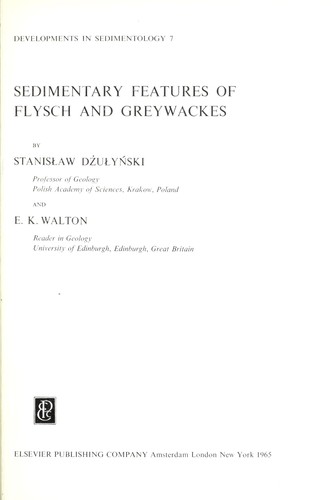 Sedimentary features of flysch and greywackes