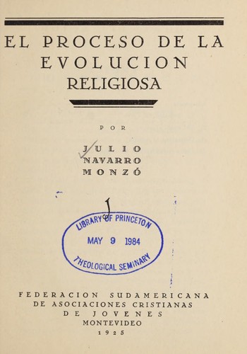 El proceso de la evolucio n religiosa