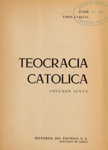 Teocracia cato lica