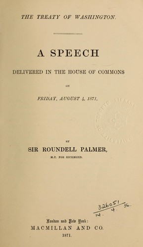 The Treaty of Washington