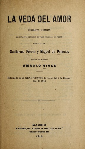La veda del amor
