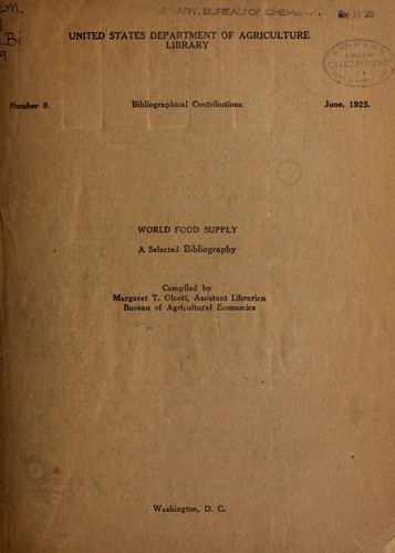 World food supply