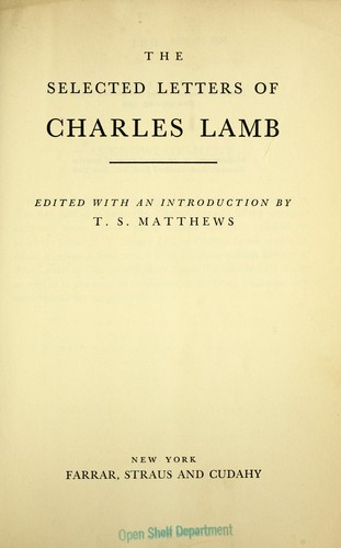 Selected letters;