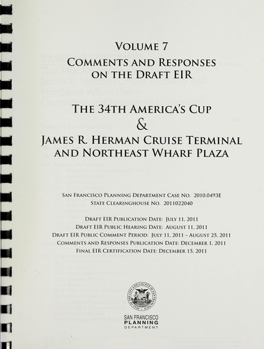 Draft environmental impact report