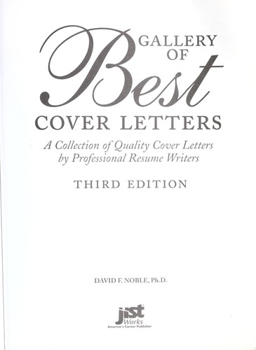 Gallery of best cover letters