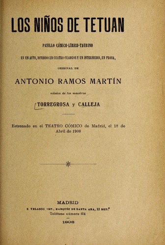Los nin os de Tetua n