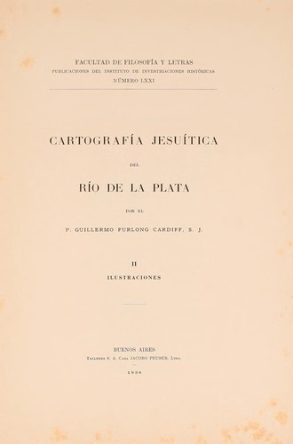 Cartografía jesuítica del Rio de la Plata