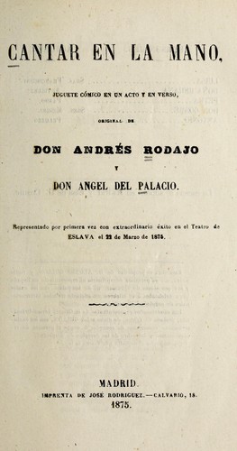 Cantar en la mano