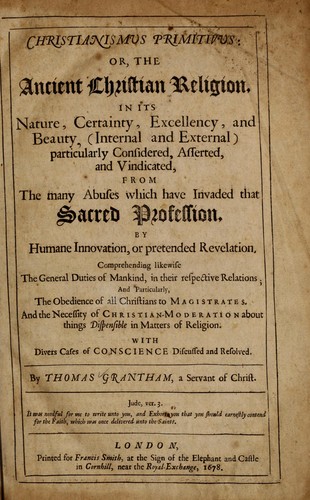 Christianismus primitivus