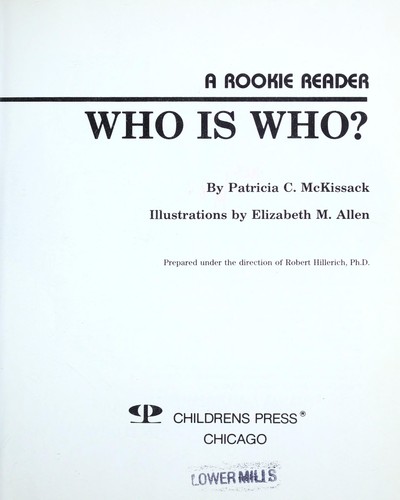 Who is Who?