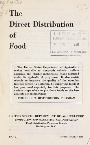 Direct distribution of food