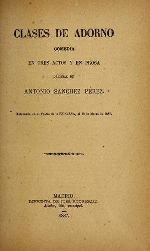 Clases de adorno