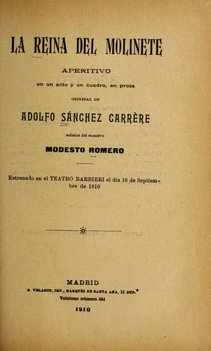 La reina del molinete