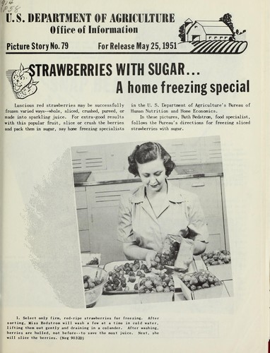 Strawberries with sugar
