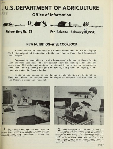 New nutrition-wise cookbook