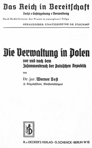 Die Verwaltung in Polen vor und nach dem Zusammenbruch der polnischen Republik