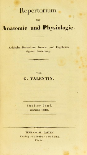 Repertorium f©ơr Anatomie und Physiologie