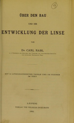 ©ber den bau und die Entwicklung der Linse