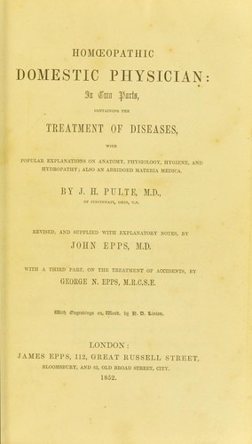 Hom¿opathic domestic physician