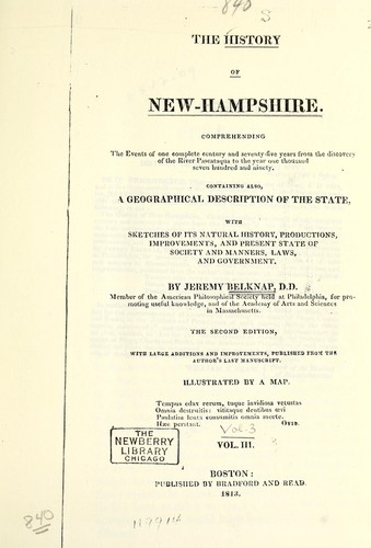 The history of New-Hampshire