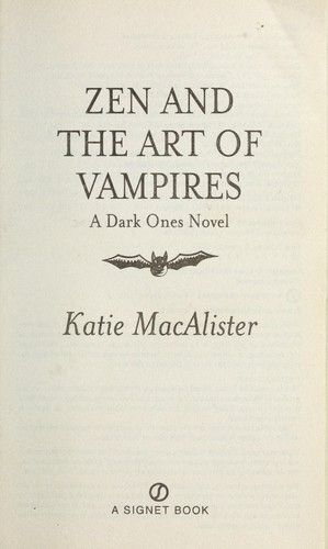 Zen and the art of vampires