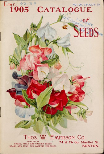 1905 catalogue of seeds