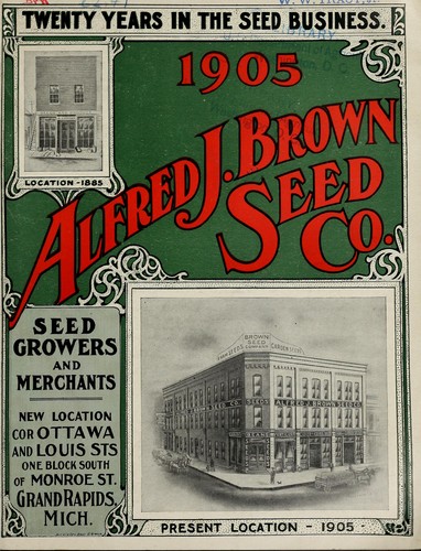 1905 Alfred J. Brown Seed Co. [seed catalog]