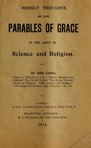 Homely thoughts on parables of grace