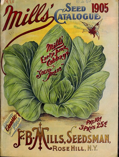Mills' seed catalogue