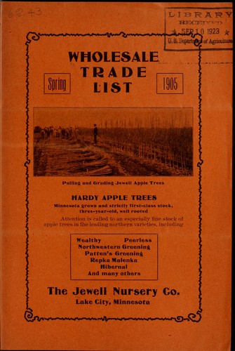 Trade list spring 1905
