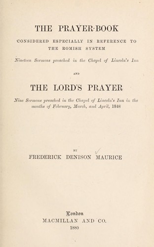 The Prayer book