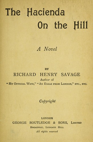 The hacienda on the hill