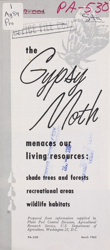 The gypsy moth menaces our living resources
